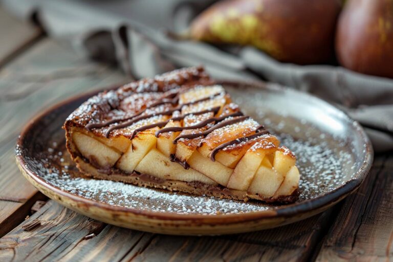 Clafoutis aux poires et chocolat
