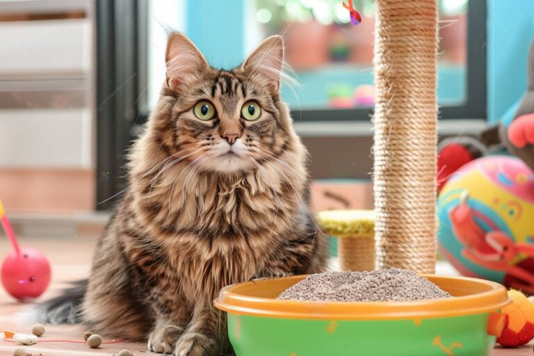 Comment attirer un chat dans sa litière