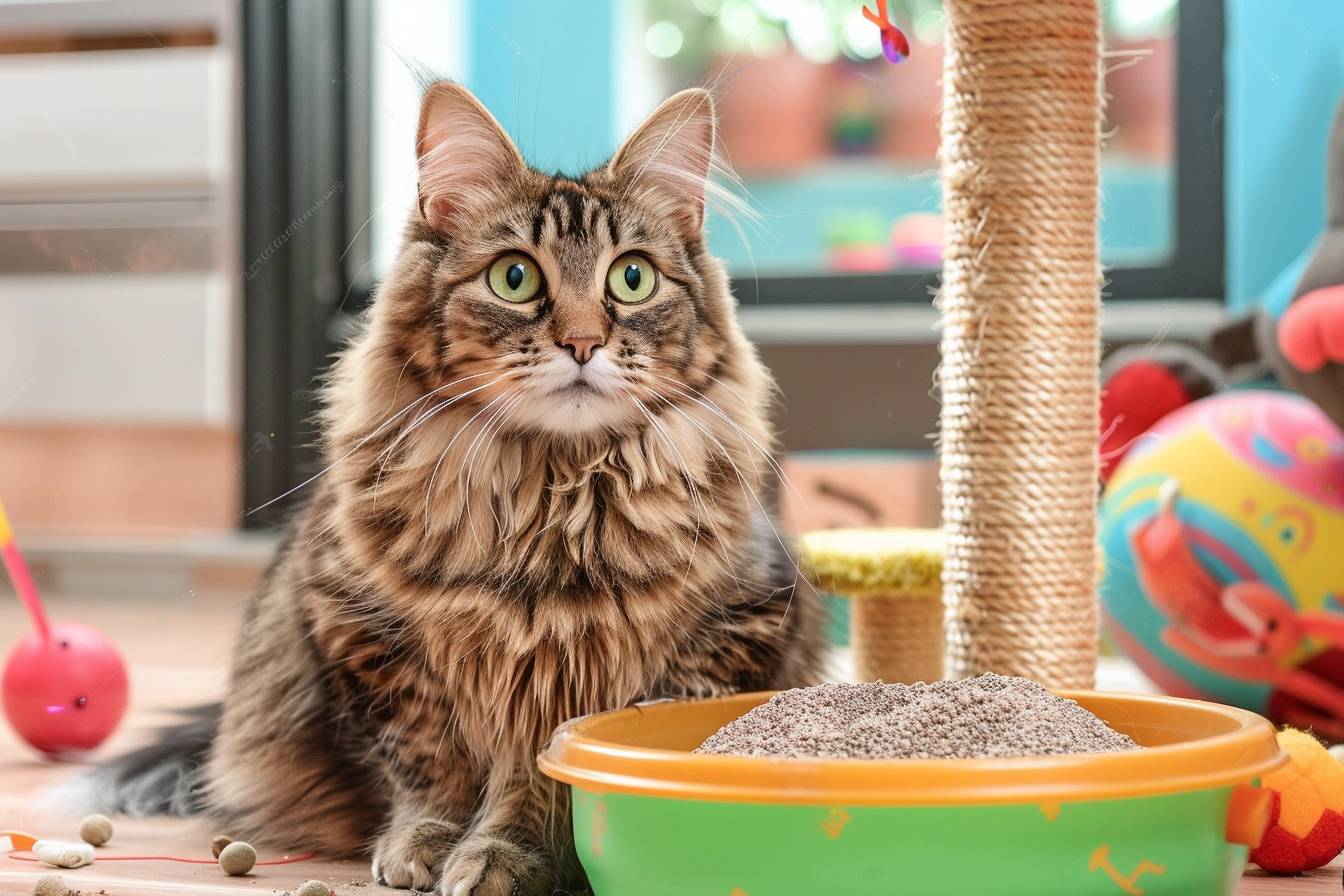 Comment attirer un chat dans sa litière