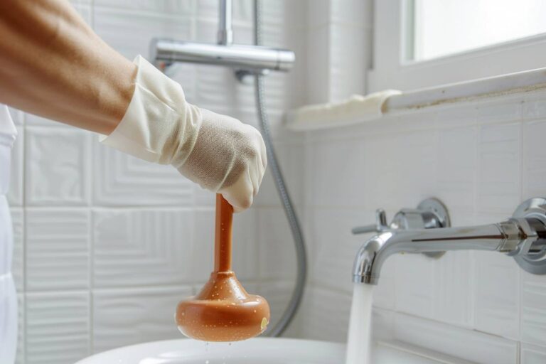 Comment déboucher un siphon de douche ou d’évier